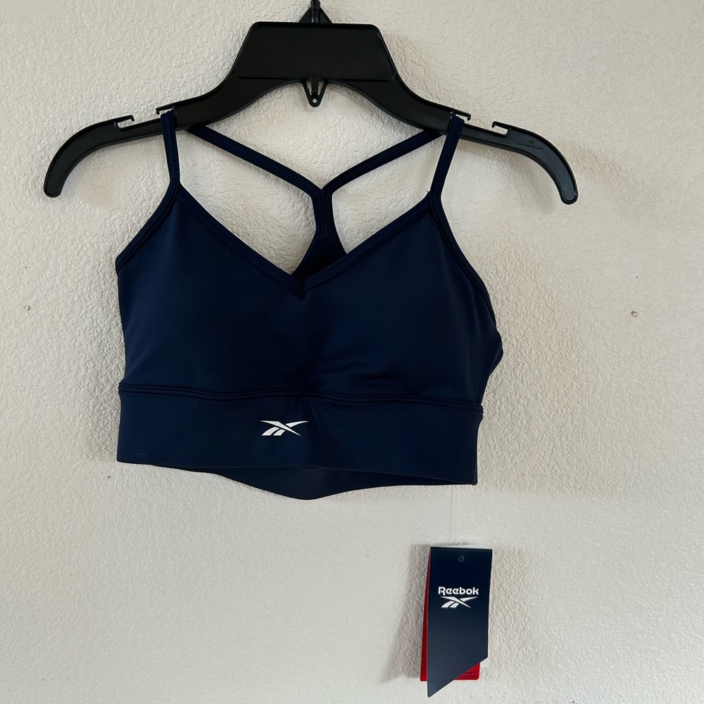 NWT Reebok Women's Navy Sports Bra